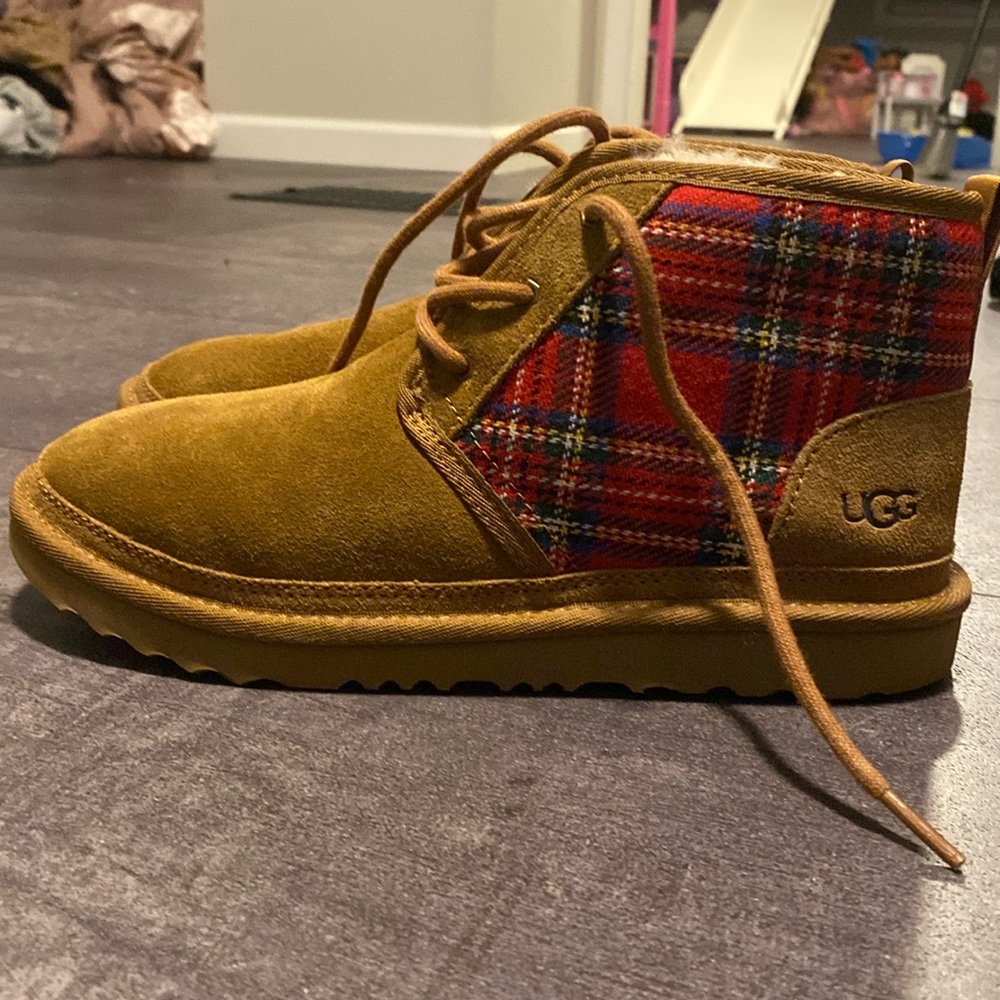 Ugg neumel plaid boots
